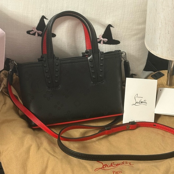 Christian Louboutin Black and Red Crossbody Bag - Picture 2 of 7